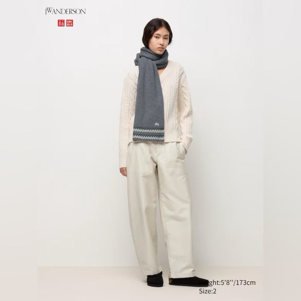 Uniqlo x JW Anderson Curved Jeans/Barrel Leg Jeans